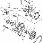 EX 570E Водяной насос