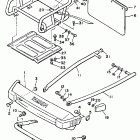 Bravo LT Бампер, Багажник. Брызговик