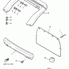 EX 570E Бампер, Багажник. Брызговик