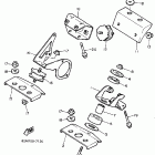 EX 570 Крепление двигателя