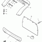 EX 570 Бампер, Багажник. Брызговик
