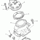 CF 300 Цилиндр и головка цилиндра