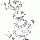 CF 300 Цилиндр и головка цилиндра