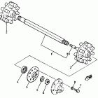 BR250G Track drive 1 br250f - g