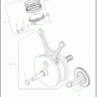 FLRT 1MCP FREEWHEELER (2022) PISTONS AND FLYWHEEL ASSEMBLY - MILWAUKEE-EIGHT® 114 ENG...