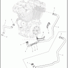 FLTRX 1KH7 ROAD GLIDE (2024) COOLING SYSTEM, ENGINE, CENTER-COOLED