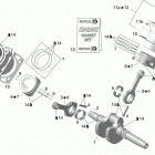 Outlander MAX 800 LTD Коленвал,поршни и цилиндр