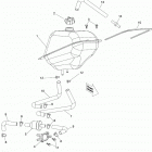 Mini DS 70cc 4T Jaune Топливная система