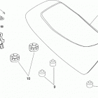 Mini DS 70cc 4T Jaune Сидение