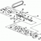 DS 250 CVT Driven pulley