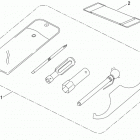 Mini DS 70cc 4T Jaune Инструмент