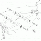 Mini DS 70cc 4T Jaune Подвеска передняя