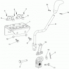 Mini DS 70cc 4T Jaune Рычаг переключения