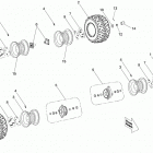 Mini DS 70cc 4T Jaune Wheels and tires