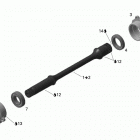 Outlander MAX 800 LTD Ведущий вал