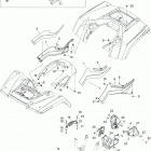 Outlander 650 STD Кузовные детали 3, std