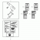 Mini DS 70cc 4T Jaune Наклейки и аксессуары