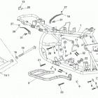 Mini DS 70cc 4T Jaune Рама