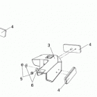 DS 250 CVT Rear reflectors north america, international