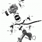 Outlander MAX 800 LTD Intake manifold and throttle body outlander 800efi