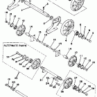 ET 250 Rear axle - wheel et250c