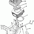 ET250E Crankcase - cylinder et250c