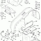 SRX 440 Engine bracket - drive guard