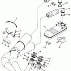 SRX 340 Выхлопная система
