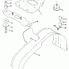 EX 340 Engine bracket - drive guard