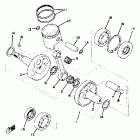 GS 300 Коленвал и поршни