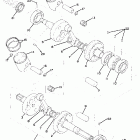 GS 340 Коленвал и поршни