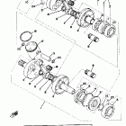EX 340 Коленвал и поршни