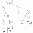 PR 440 Кронштейн крепления (паук рулевой)