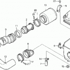 TRX300 Air cleaner 92