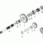 TRX250X Кик стартер
