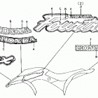 TRX250X Emblems 91-92