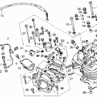 TRX250X Головка цилиндра