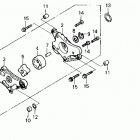 TRX250X Масляный насос