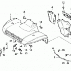 TRX300 Trx300 front fender 92