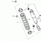 TRX250X Задний амортизатор