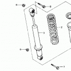 TRX300 Задний амортизатор