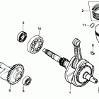TRX300 Коленвал