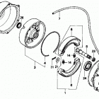 TRX300 Задний тормоз