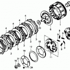 TRX300 Сцепление