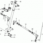 TRX300 Рулевой вал
