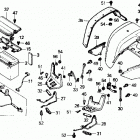TRX300 Rear fender 89-91