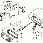 TRX300 Фонарь задний