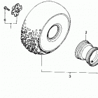 TRX300 Заднее колесо