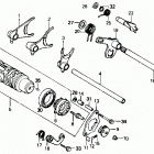 TRX350 Вилка переключения передач