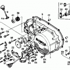 TRX350 Крышка картера правая